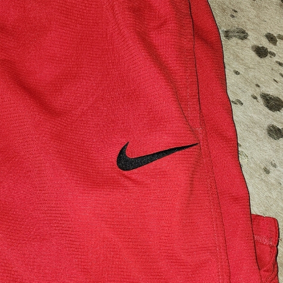 Nike Men's Red Athletic Shorts - Picture 4 of 4